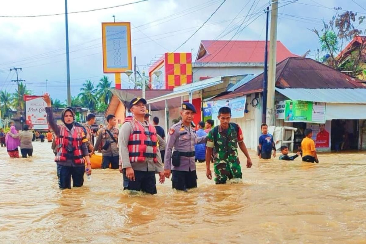Banjir Rendam Tiga Kabupaten di Riau, Ratusan KK Terdampak