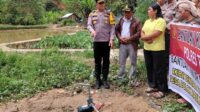 Polri Bangun Pompa Air di Desa Dolok Nauli