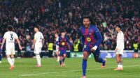 Dua Gol Kounde Selamatkan Barcelona, Frankfurt Takluk 2-1