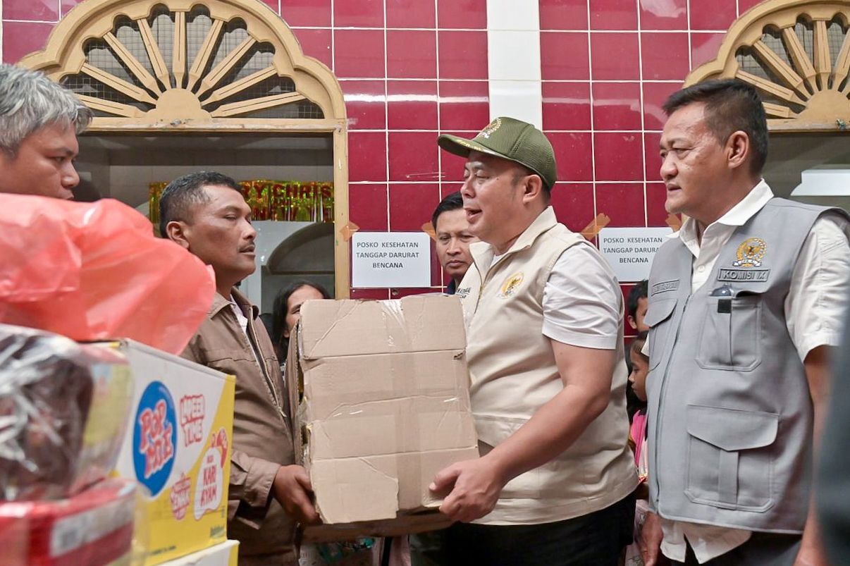 Waka DPR Cucun Pastikan Bantuan Bencana Sumatera, Desak Jalan Segera Dibuka