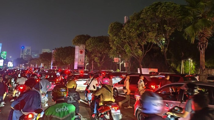 Natal Tiberias di GBK Usai, Senayan Macet Saat Jemaat Bubaran