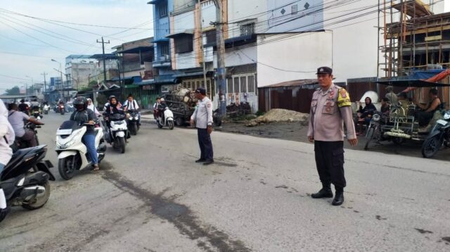 Gelar Blue Light Patrol, Sat Lantas Polres Tanjungbalai Sisir Titik Rawan Balap Liar dan Kejahatan Jalanan