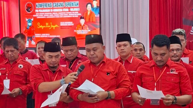 Henri Aristian Silalahi Resmi Pimpin DPC PDIP Paluta Periode 2025–2030