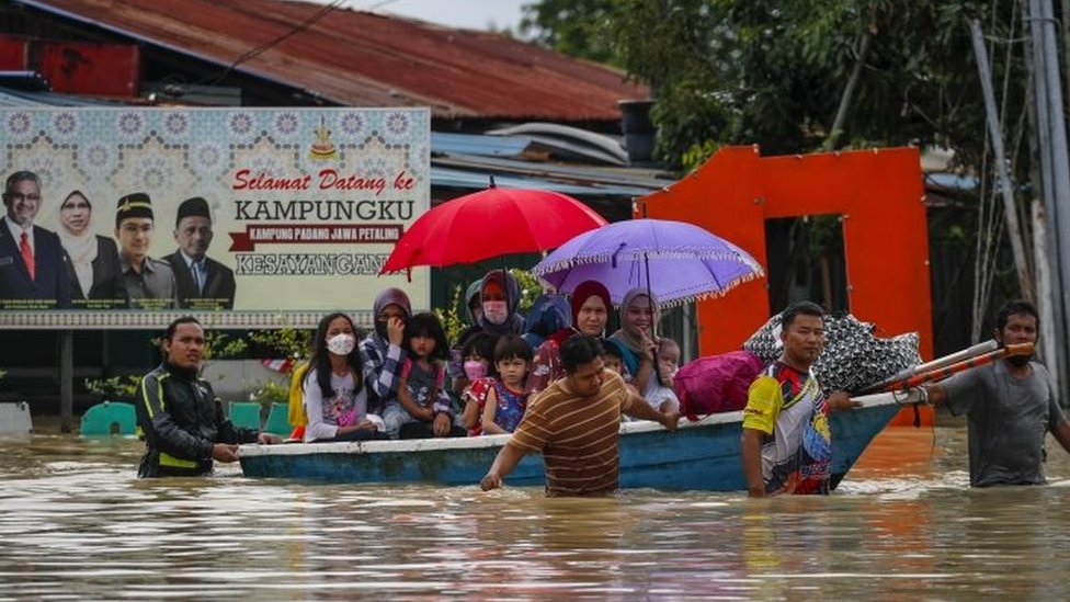 Banjir Landa Malaysia, Ribuan Warga Mengungsi