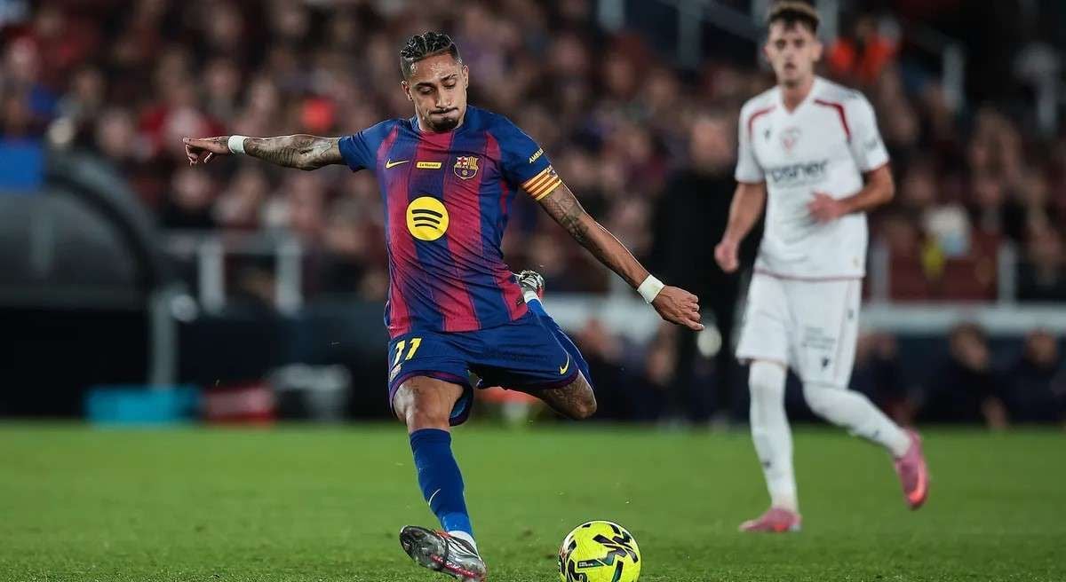 Osasuna Tumbang, Barcelona Menang Berkat Dua Gol Raphinha