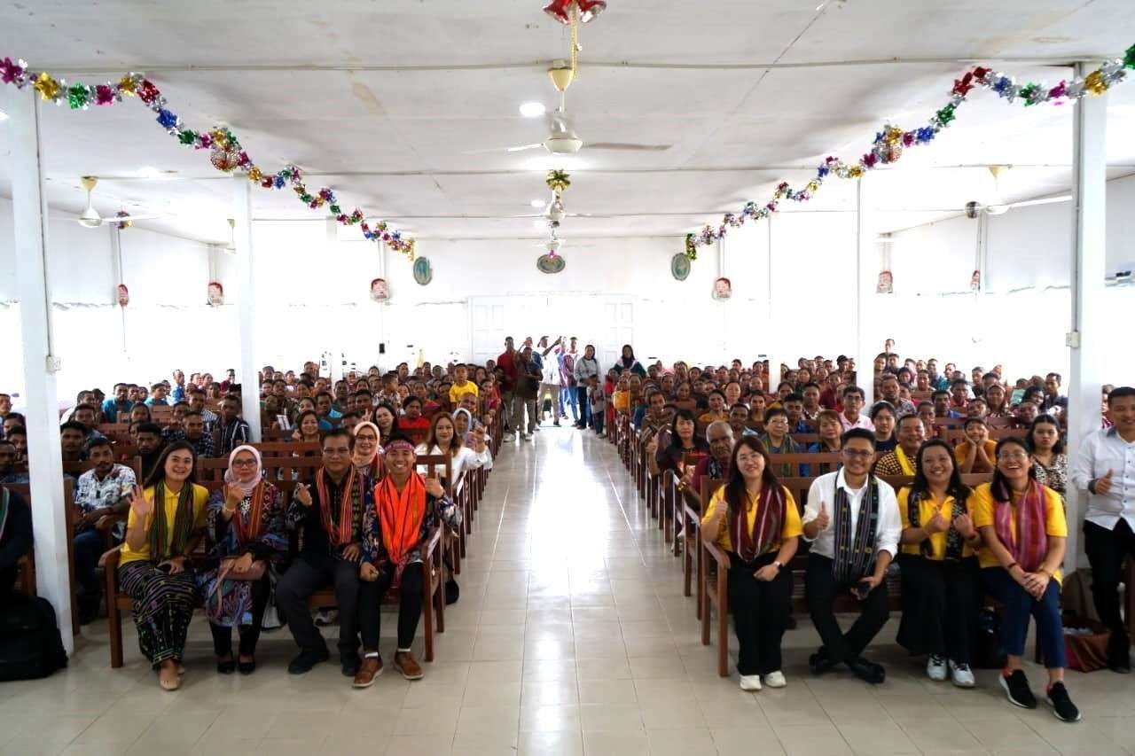 Pekerja Migran Indonesia Rayakan Natal Bersama di Sarawak