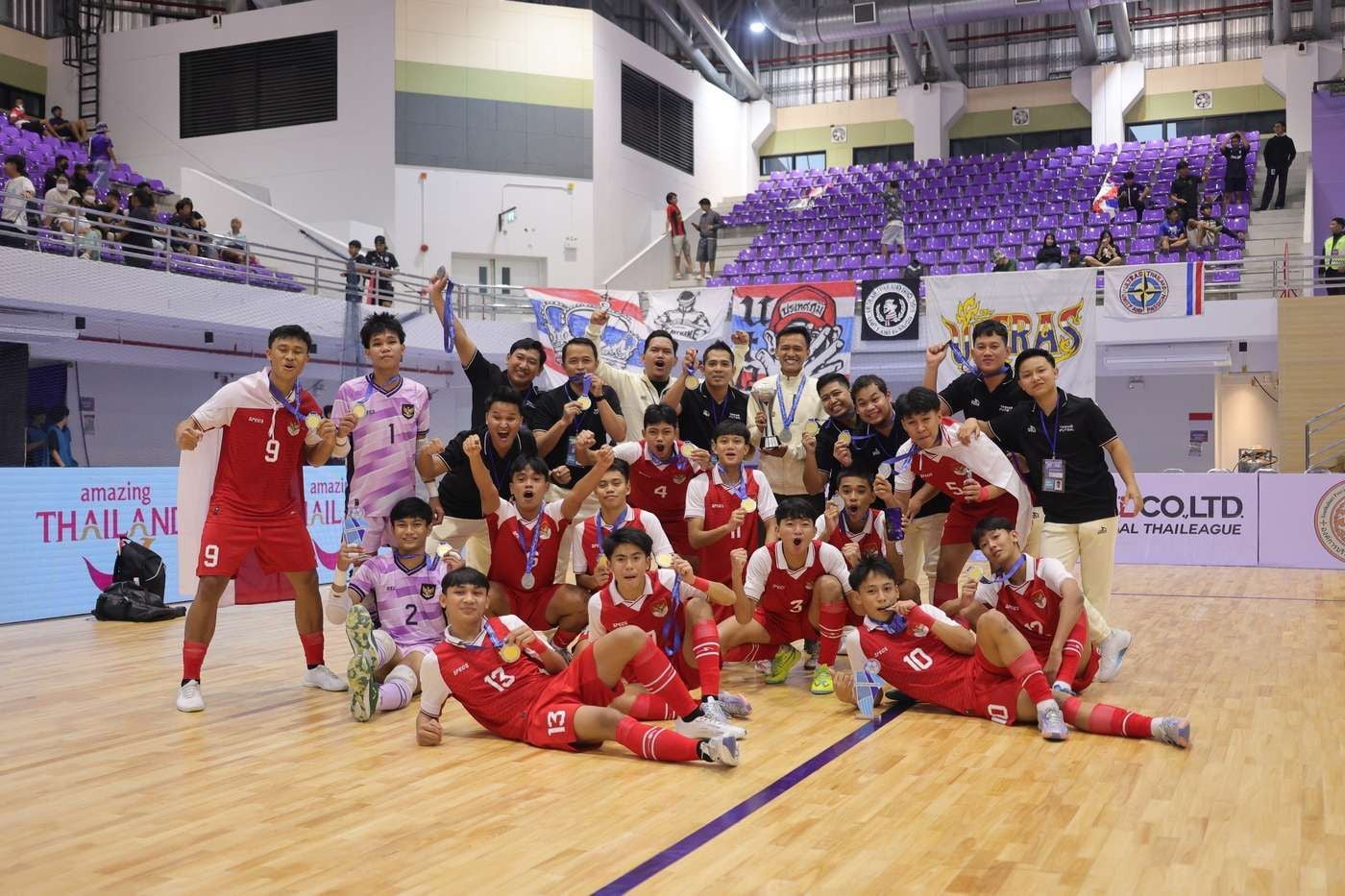 Indonesia U16 Juara ASEAN Futsal di Thailand