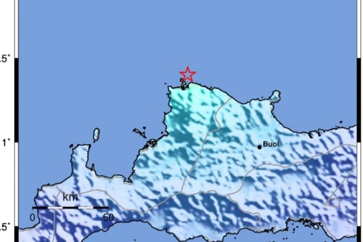 Gempa Magnitudo 4,5 Guncang Tolitoli, BMKG Pastikan Tidak Berpotensi Tsunami