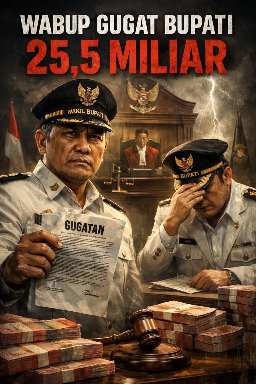 Wakil Bupati Jember Gugat Bupati Rp25,5 Miliar, Koalisi Pilkada Berujung Konflik