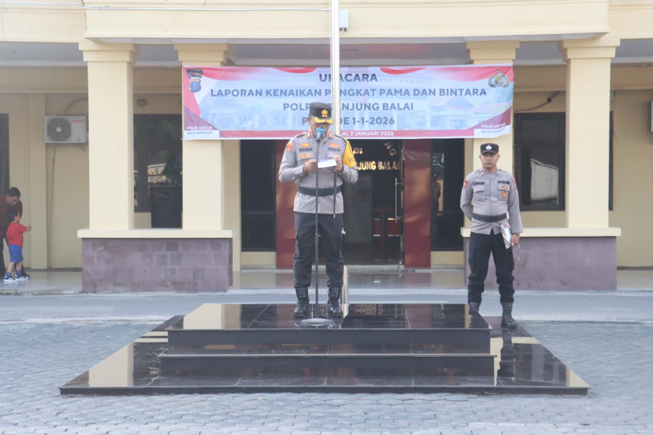 26 Personel Polres Tanjungbalai Terima Kenaikan Pangkat di Awal Tahun 2026