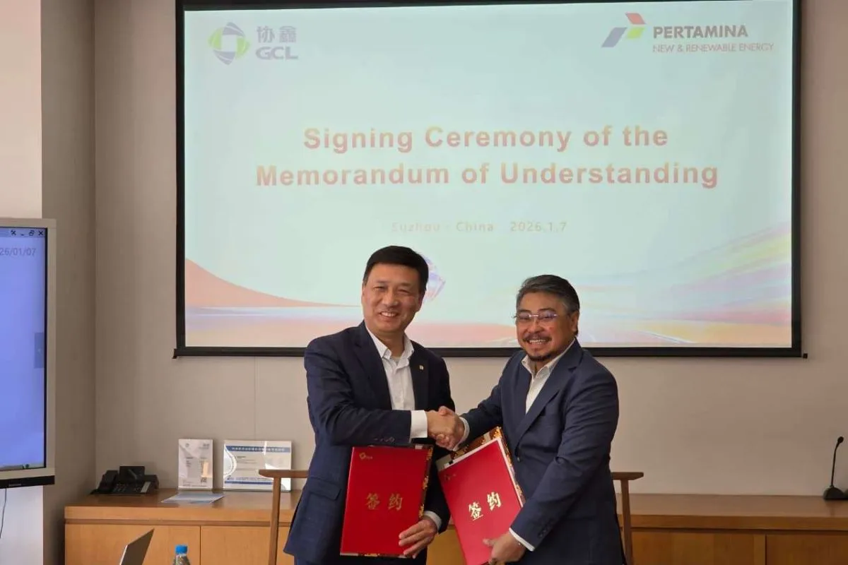 Pertamina NRE dan GCL China Sepakat Kembangkan Proyek Energi Bersih di Indonesia