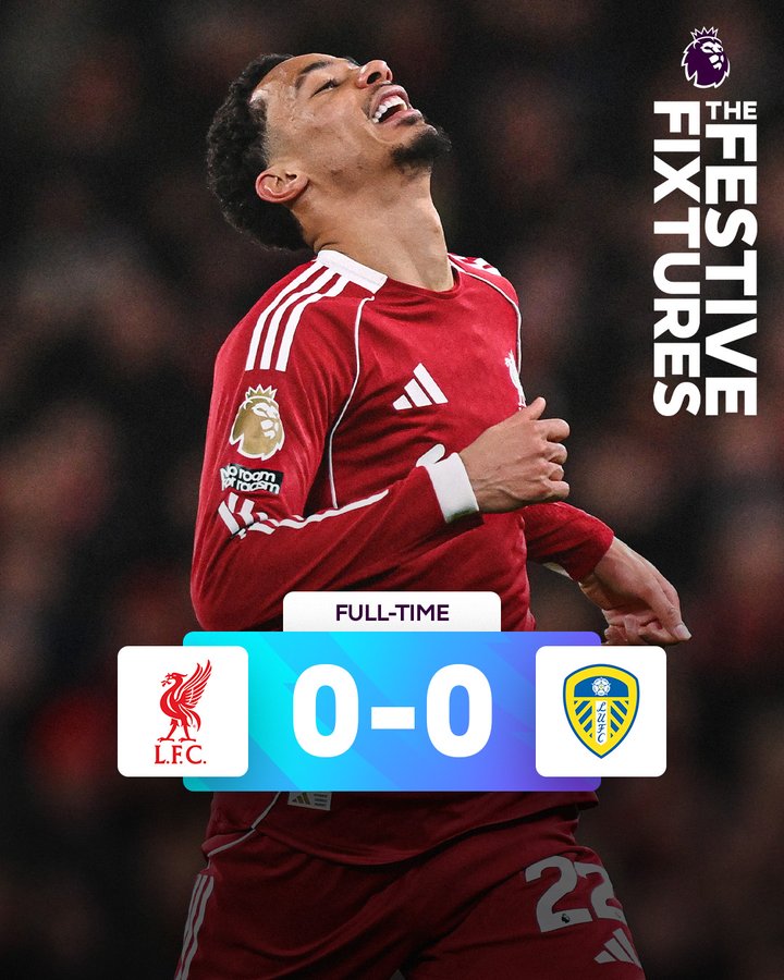 Liverpool Ditahan Imbang Leeds di Anfield, Poin Terbagi