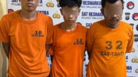 Polisi Tangkap 3 Pria di Tanjungbalai, Simpan 102 Gram Shabu