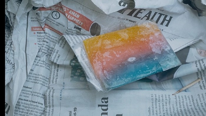 Viral Es Kue Spons, Polisi Pastikan Aman Dikonsumsi