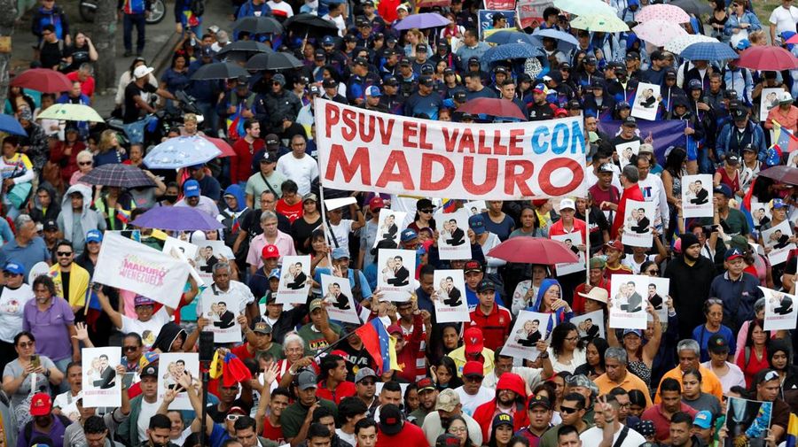Caracas Membara! Ribuan Warga Venezuela Tuntut AS Bebaskan Maduro
