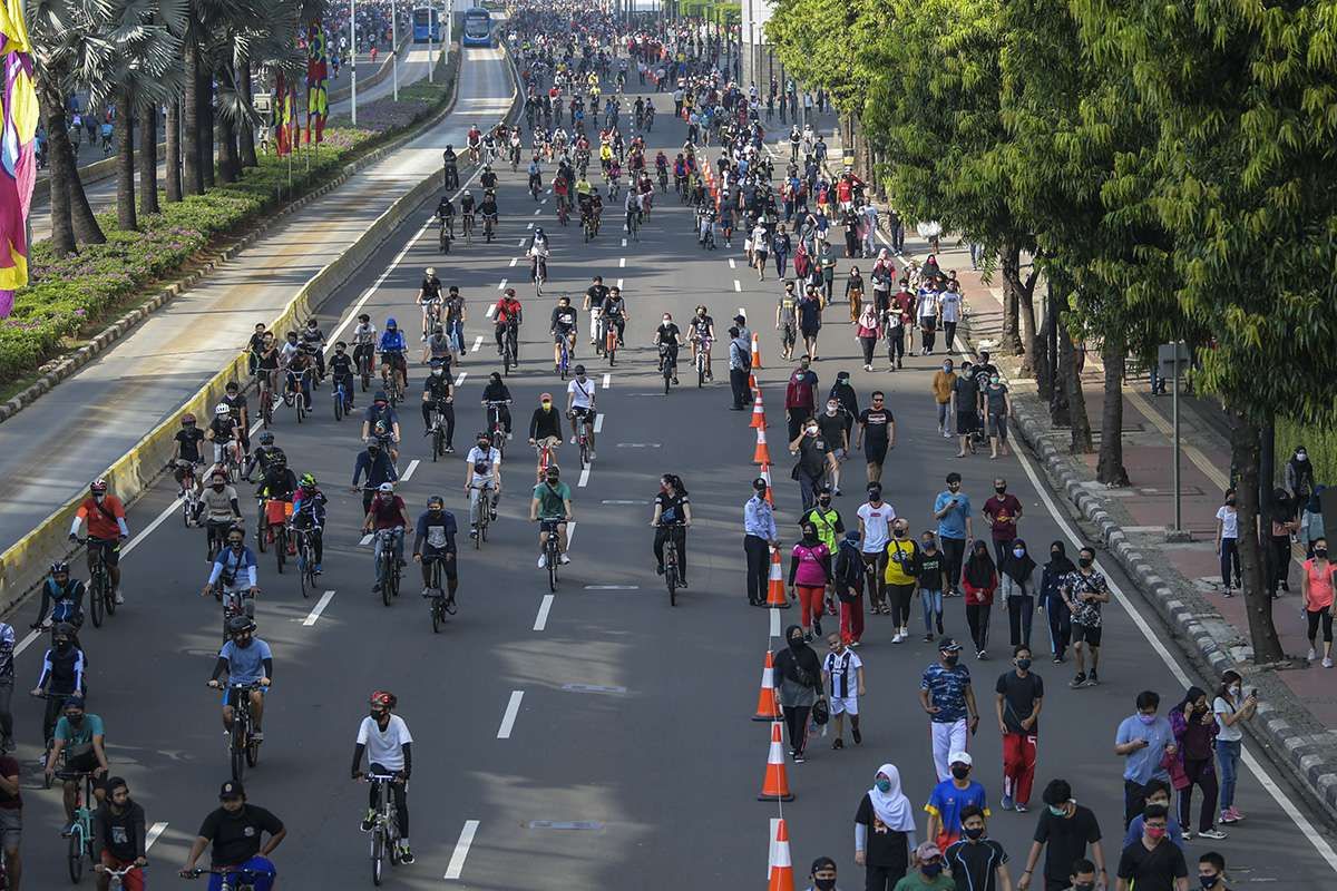 CFD Jakarta Hari Ini, Sudirman-Thamrin Jadi Lautan Warga