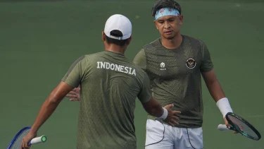 Christo/Justin Antar Indonesia Bungkam Togo 3-0 di Piala Davis
