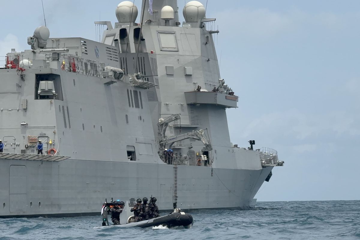 TNI AL Gelar Latihan Besar di Babel, Drone Kamikaze Dikerahkan