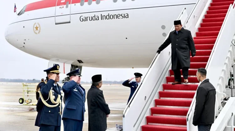Presiden Prabowo Tiba di AS, Siap Bertemu Trump