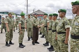 Menhan Sjafrie Tinjau Yonif TP 888, Tekankan Profesionalisme Prajurit