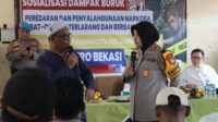 Polres Bekasi Lawan Narkoba, Warga Dapat Edukasi & Bansos