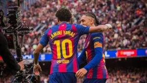 Hattrick Yamal Antar Barcelona Bungkam Villarreal 4-1