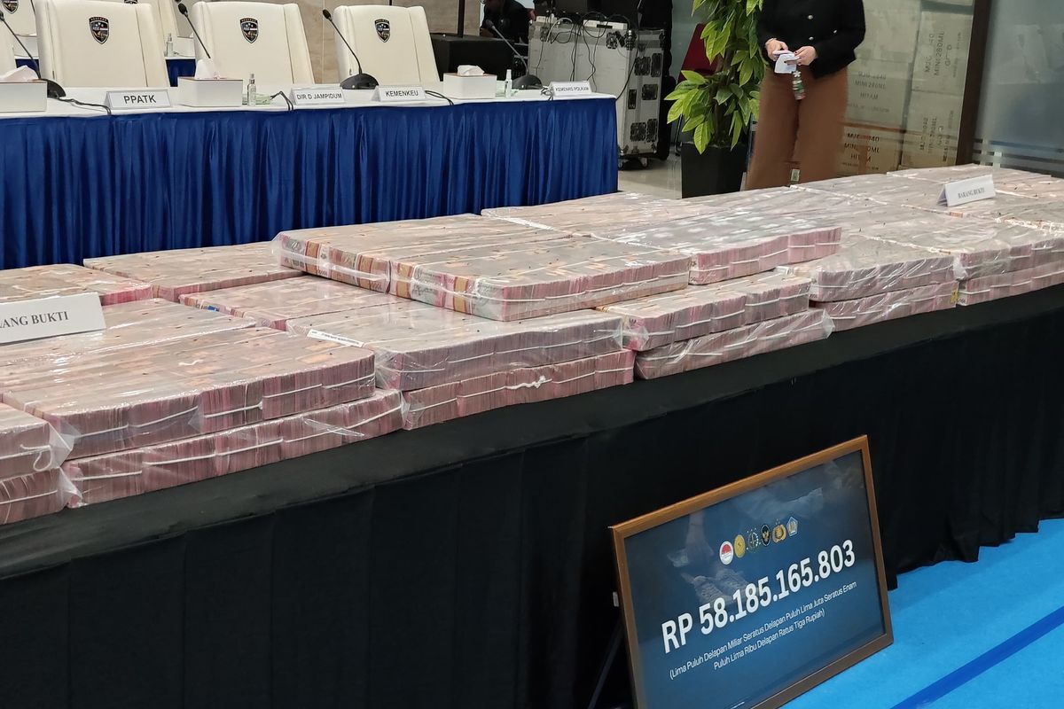 Aneh Tanpa Tersangka, Polri Serahkan Rp 58,1 Miliar Sitaan Judol ke Kas Negara