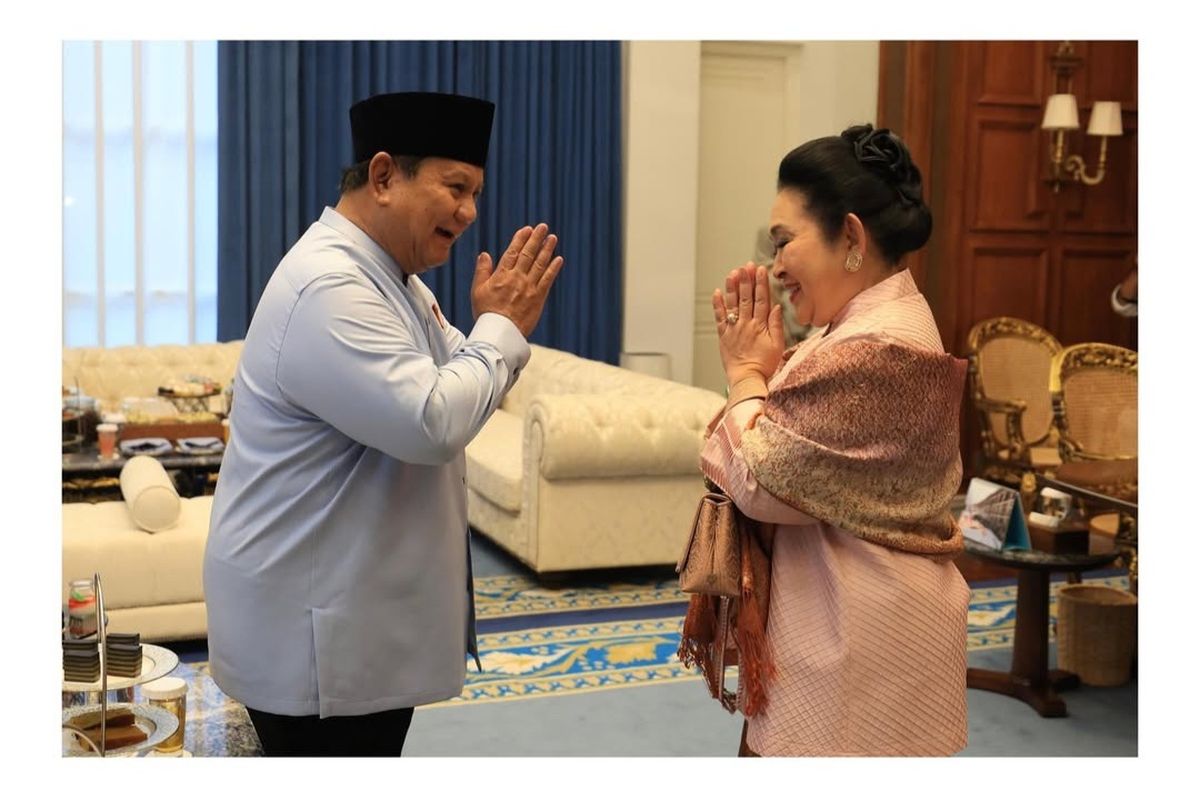 Prabowo Rayakan Idul Fitri Bersama Titiek dan Didit