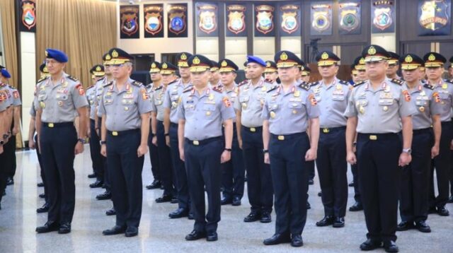 47 Pati Polri Resmi Naik Pangkat