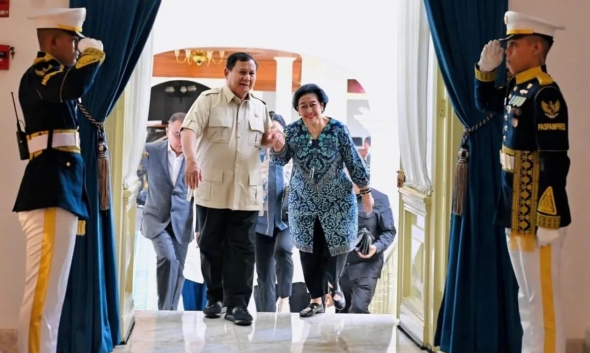 PDIP :Pertemuan 2 Jam Prabowo dan Megawati di Istana Bahas Bangsa