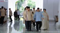 SBY dan Keluarga Halalbihalal Bersama Presiden Prabowo di Istana