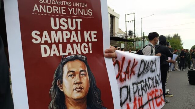 Penyiraman Aktivis KontraS Masuk Pengadilan Militer