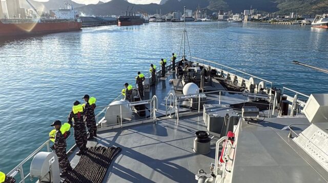 KRI Canopus Sandar di Mauritius, Lanjutkan Misi ke Tanah Air