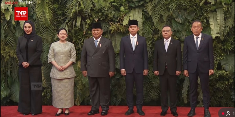 Presiden Prabowo dan Wapres Tiba Di Senayan Hadir di Paripurna DPR Bahas RAPBN 2027
