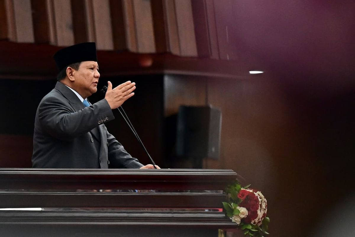 Prabowo Hadir di Paripurna DPR, Untuk Satukan Pandangan Ekonomi Bangsa