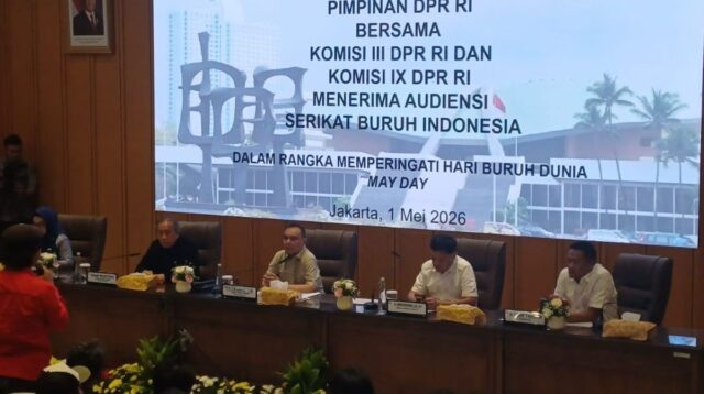 Pimpinan DPR Terima Audiensi Buruh di May Day 2026