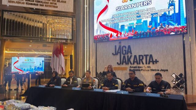 Polda Metro Pulangkan 101 Orang Usai Demo May Day