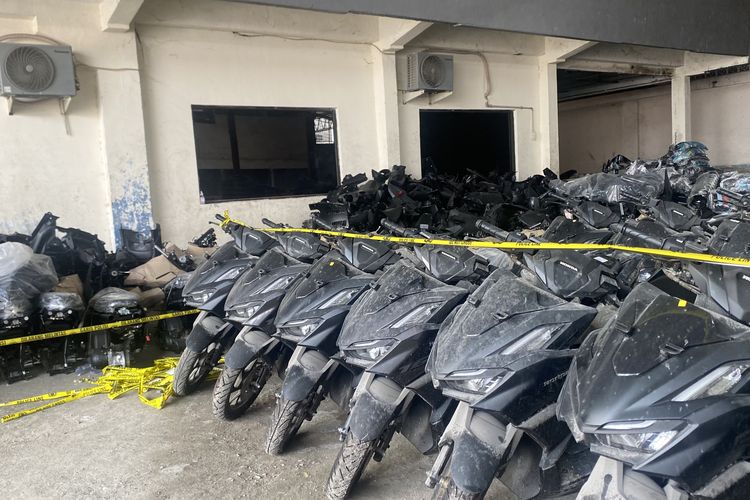 Polisi Dalami Jaringan Gudang Motor Ilegal