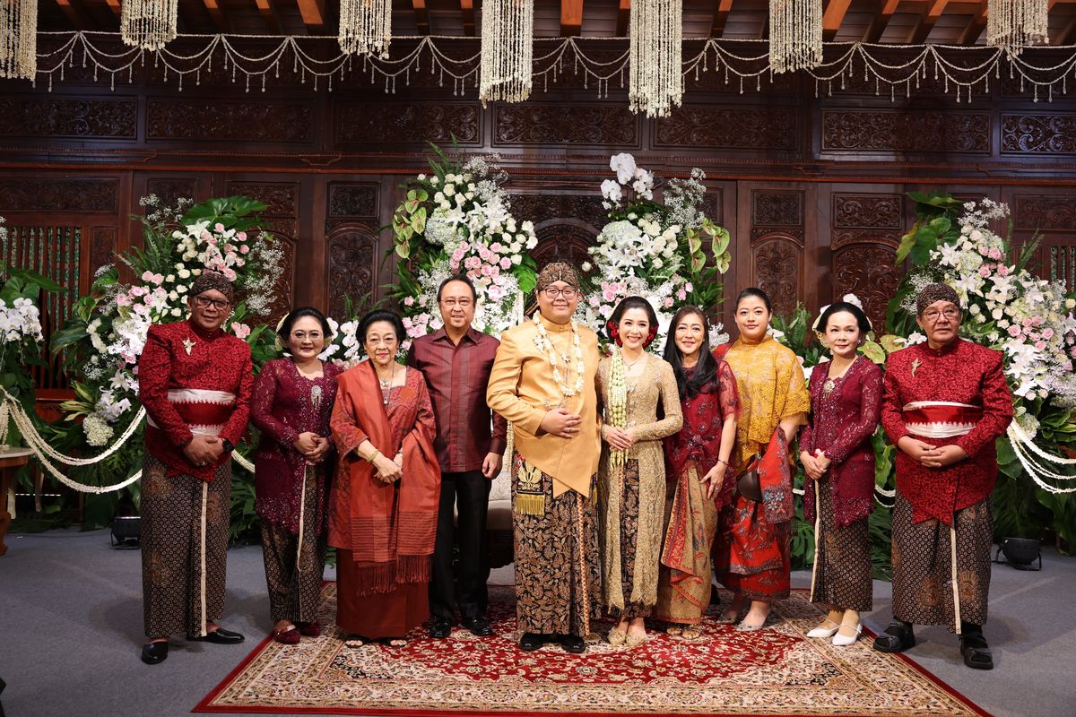 Megawati dan Sri Sultan Bersua di Pernikahan Putra Hasto