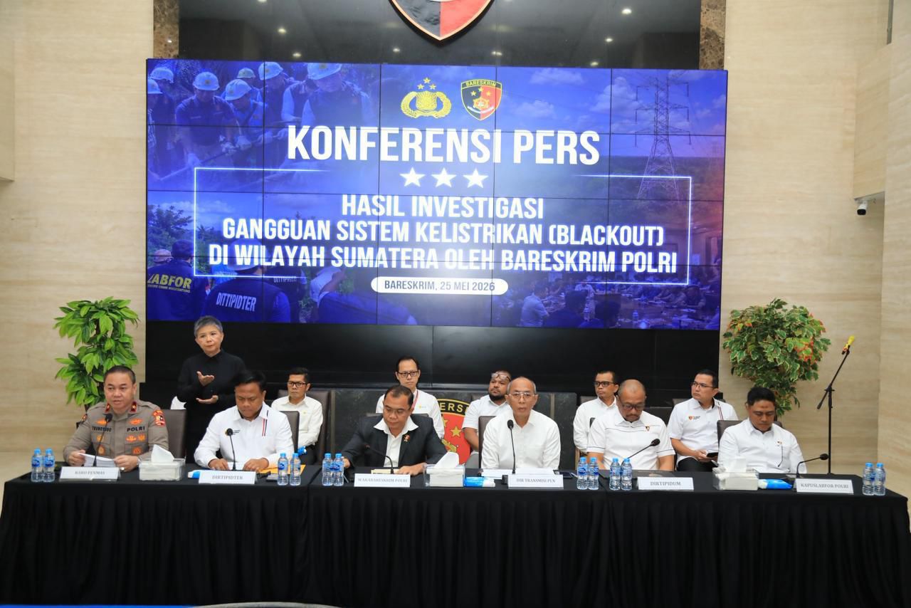 Polri Pastikan Blackout Sumatra Bukan Sabotase
