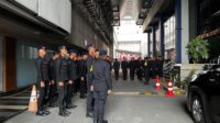Brimob Jaga Ketat Gedung Hayam Wuruk