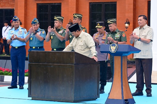 Presiden Prabowo Resmikan Wajah Baru Seskoad Bandung