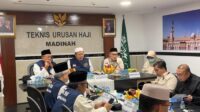 Timwas Haji DPR Rapat Kerja Bareng Daker Madinah, Apresiasi Pelayanan Jemaah