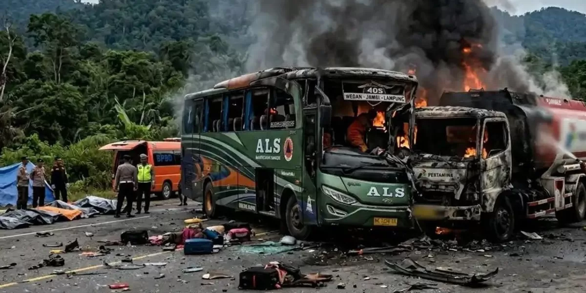 KNKT Dalami Kecelakaan Bus ALS di Musi Rawas Tewaskan 18 Orang