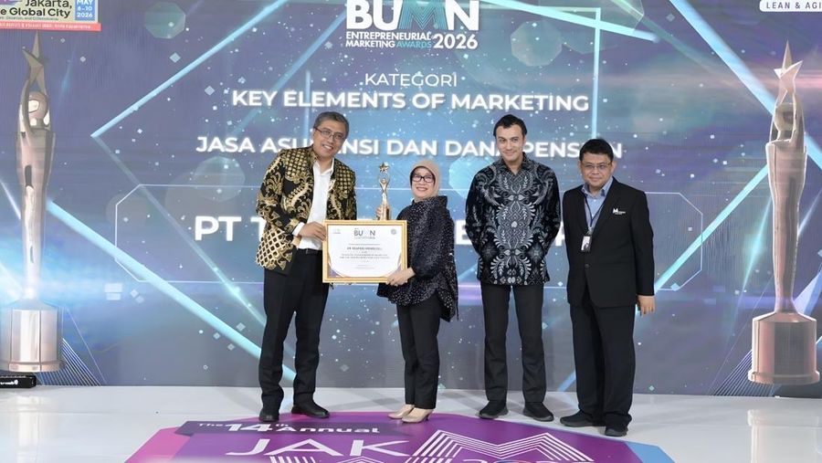Transformasi Digital Antar TASPEN Raih Penghargaan