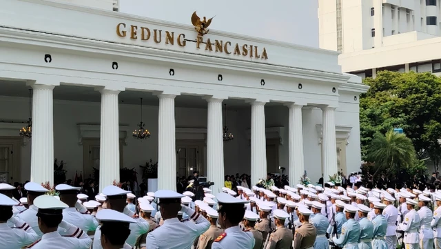 Prabowo Pimpin Upacara Hari Lahir Pancasila