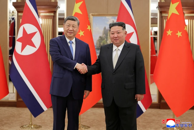 Xi Jinping dan Kim Jong-un Sepakat Perkuat Hubungan Strategis
