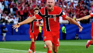 Prancis vs Norwegia dengan skor 4-1