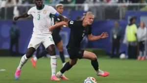 Babak Pertama, Norwegia Unggul 1-0 atas Senegal