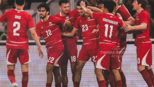 Timnas Garuda Ungguli Oman 2-0 di Babak Pertama